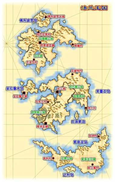 魔力宝贝地图 魔力宝贝地图名称